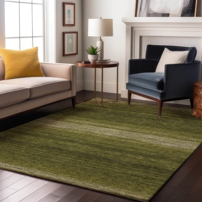 Addison Mayfield Green AMF1033 - 8ft. Round Rug