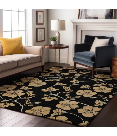 Addison Mayfield Black AMF1034 5ft. x 7ft. 6in. Rect. Rug