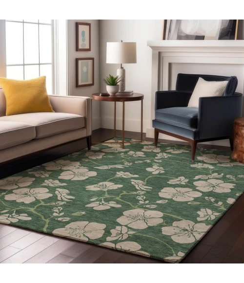 Addison Mayfield Green AMF1034 8ft. x 10ft. Rect. Rug