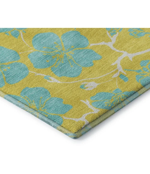 Addison Mayfield Gold AMF1034 - 8ft. Round Rug