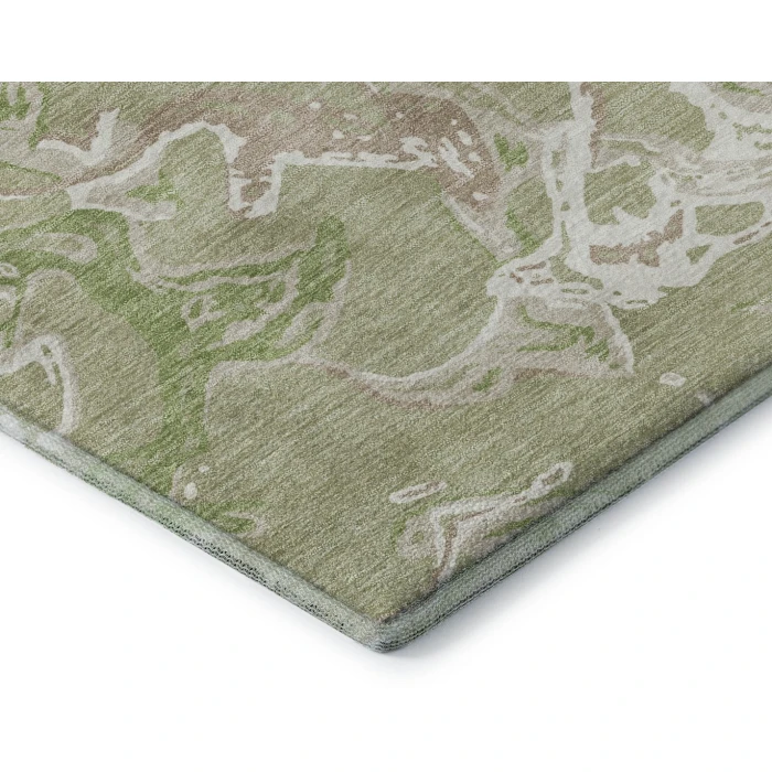 Addison Mayfield Green AMF1035 - 8ft. Round Rug