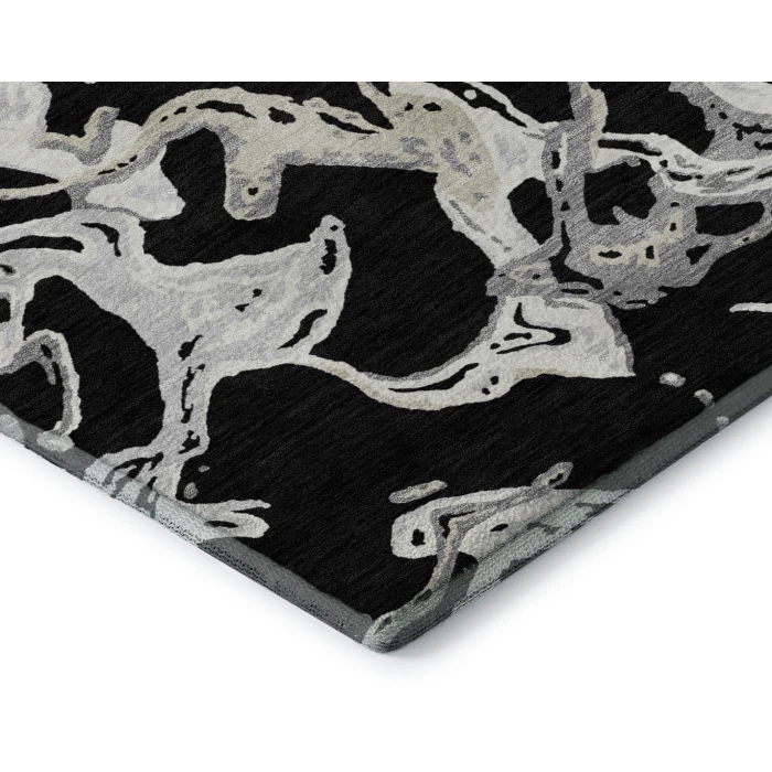 Addison Mayfield Black AMF1035 5ft. x 7ft. 6in. Rect. Rug