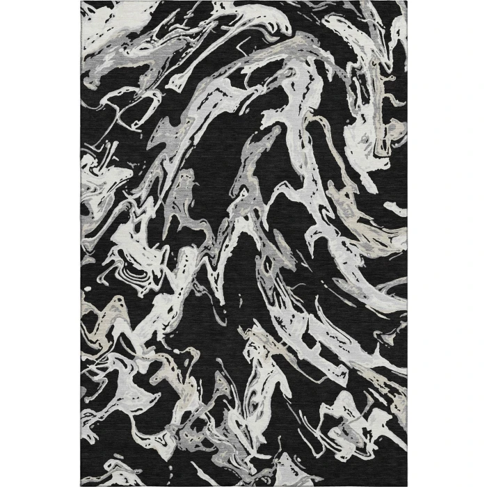 Addison Mayfield Black AMF1035 5ft. x 7ft. 6in. Rect. Rug