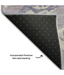 Addison Mayfield Purple AMF1035 - 8ft. Round Rug
