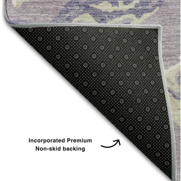 Addison Mayfield Purple AMF1035 - 8ft. Round Rug