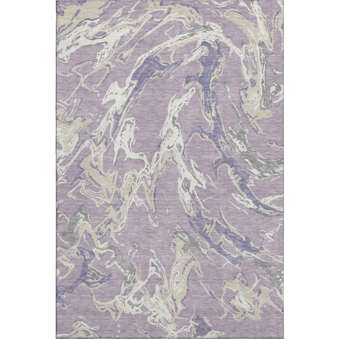 Addison Mayfield Purple AMF1035 - 8ft. Round Rug