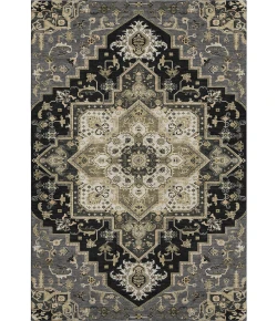 Addison Mayfield Black AMF1036 - 8ft. Round Rug