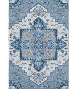 Addison Mayfield Blue AMF1036 - 8ft. Round Rug