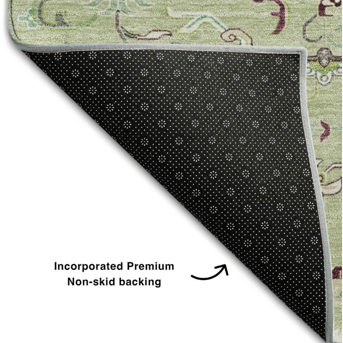 Addison Mayfield Green AMF1036 2ft. 3in. x 7ft. 6in. Rect. Rug