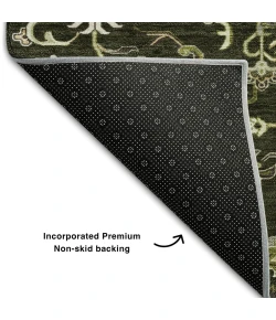 Addison Mayfield Green AMF1036 - 8ft. Round Rug