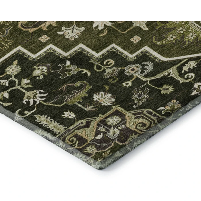 Addison Mayfield Green AMF1036 - 8ft. Round Rug
