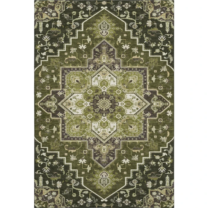 Addison Mayfield Green AMF1036 - 8ft. Round Rug