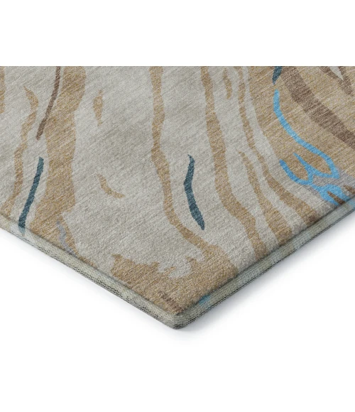 Addison Mayfield Brown AMF1037 - 8ft. Round Rug