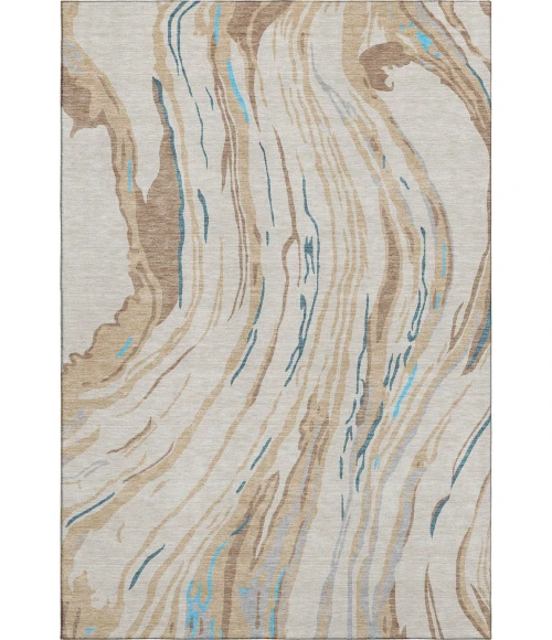 Addison Mayfield Brown AMF1037 - 8ft. Round Rug