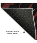 Addison Mayfield Black AMF1037 5ft. x 7ft. 6in. Rect. Rug