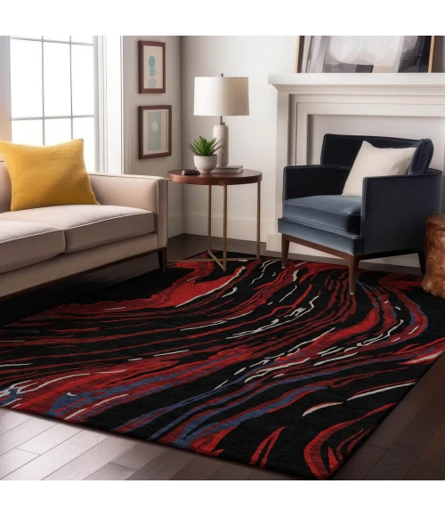 Addison Mayfield Black AMF1037 5ft. x 7ft. 6in. Rect. Rug