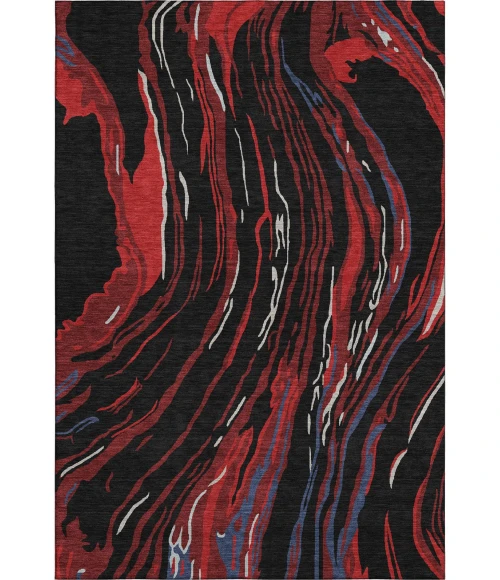 Addison Mayfield Black AMF1037 5ft. x 7ft. 6in. Rect. Rug