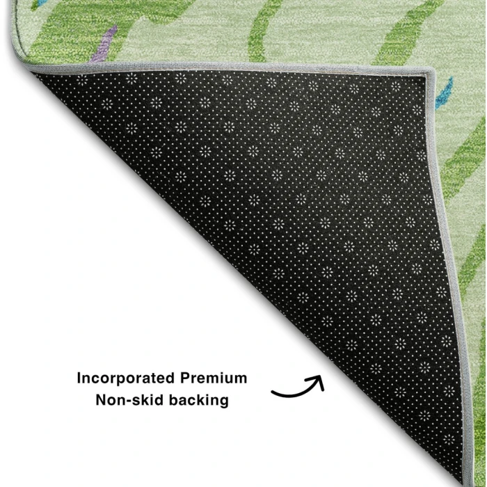 Addison Mayfield Green AMF1037 2ft. 3in. x 7ft. 6in. Rect. Rug