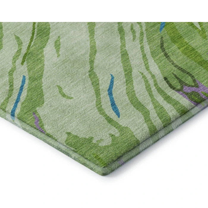 Addison Mayfield Green AMF1037 2ft. 3in. x 7ft. 6in. Rect. Rug