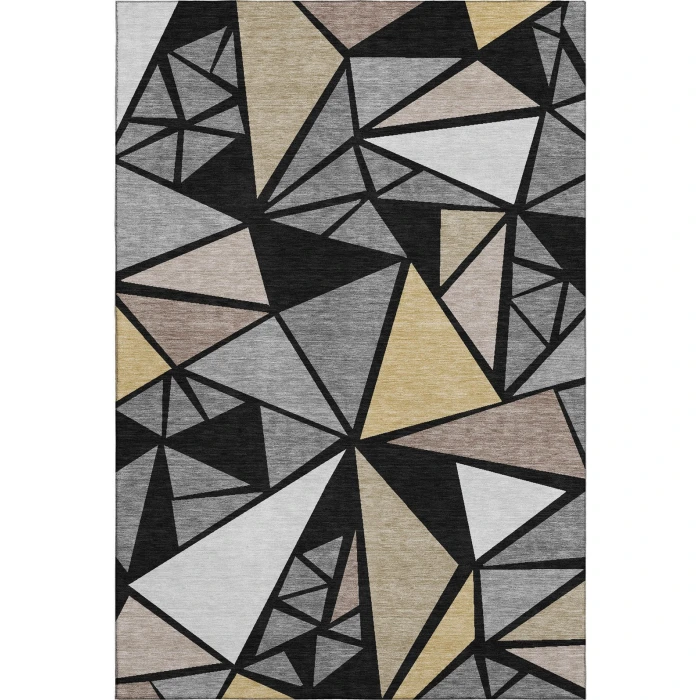 Addison Mayfield Black AMF1039 8ft. x 10ft. Rect. Rug