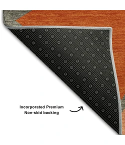 Addison Mayfield Orange AMF1039 8ft. x 10ft. Rect. Rug