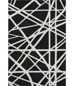 Addison Mayfield Black AMF1040 - 8ft. Round Rug