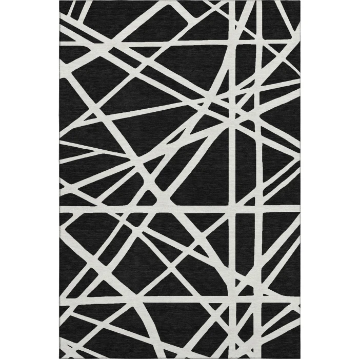 Addison Mayfield Black AMF1040 - 8ft. Round Rug