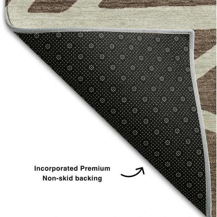 Addison Mayfield Brown AMF1040 - 8ft. Round Rug