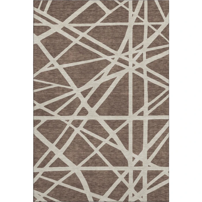 Addison Mayfield Brown AMF1040 - 8ft. Round Rug