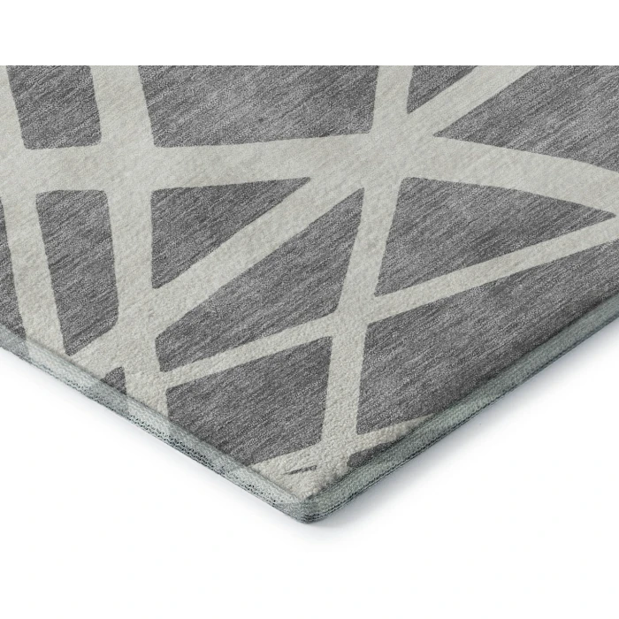 Addison Mayfield Gray AMF1040 - 8ft. Round Rug