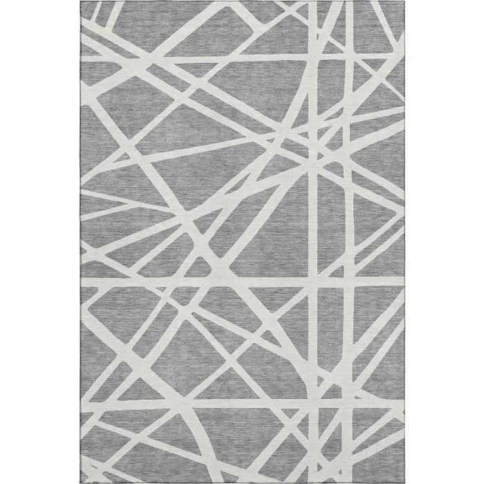 Addison Mayfield Gray AMF1040 - 8ft. Round Rug