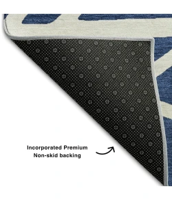 Addison Mayfield Blue AMF1040 - 8ft. Round Rug