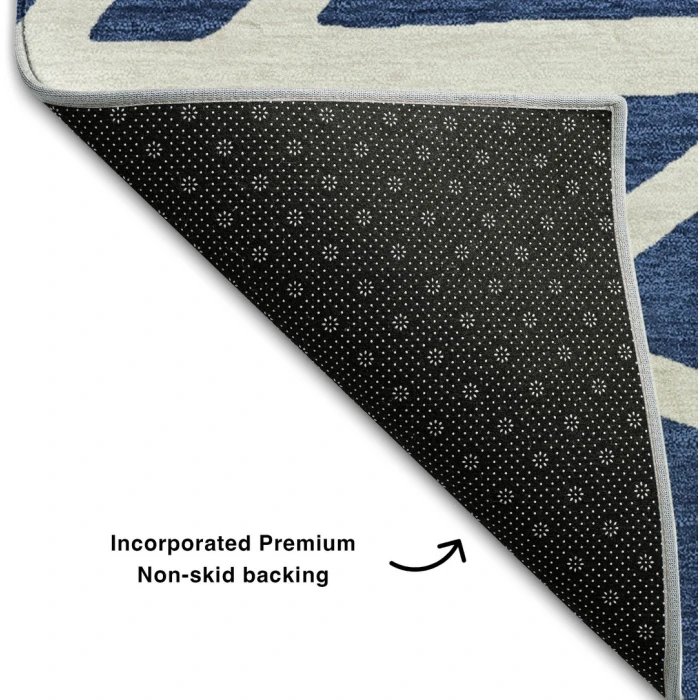 Addison Mayfield Blue AMF1040 - 8ft. Round Rug