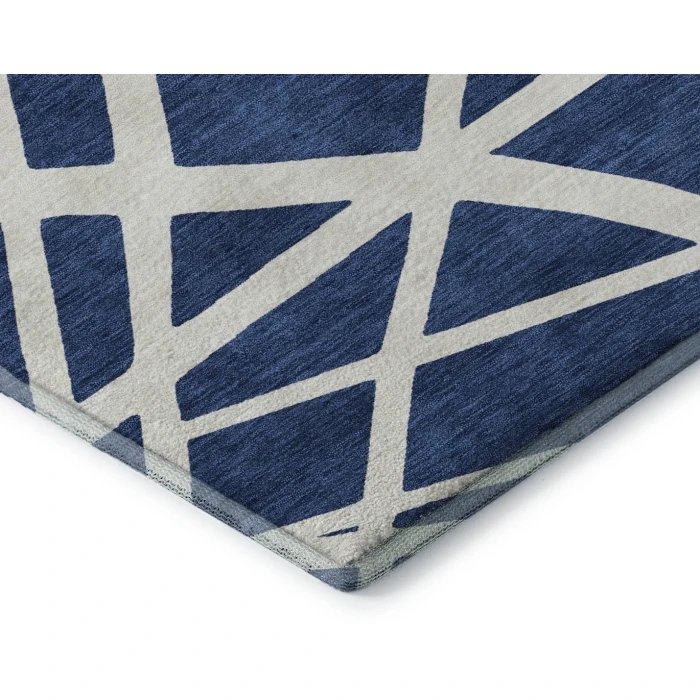 Addison Mayfield Blue AMF1040 - 8ft. Round Rug