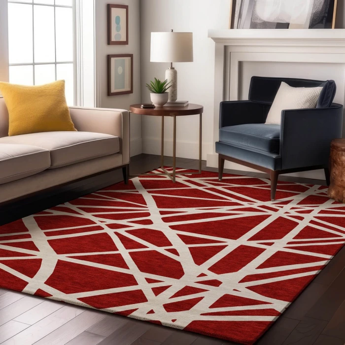 Addison Mayfield Red AMF1040 8ft. x 10ft. Rect. Rug