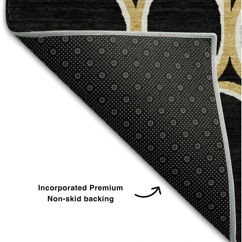 Addison Mayfield Black AMF1041 - 8ft. Round Rug