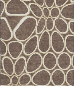 Addison Mayfield Brown AMF1041 - 8ft. Round Rug