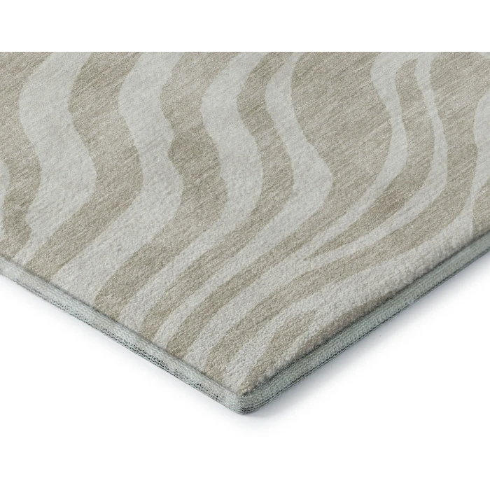 Addison Mayfield Brown AMF1042 - 8ft. Round Rug