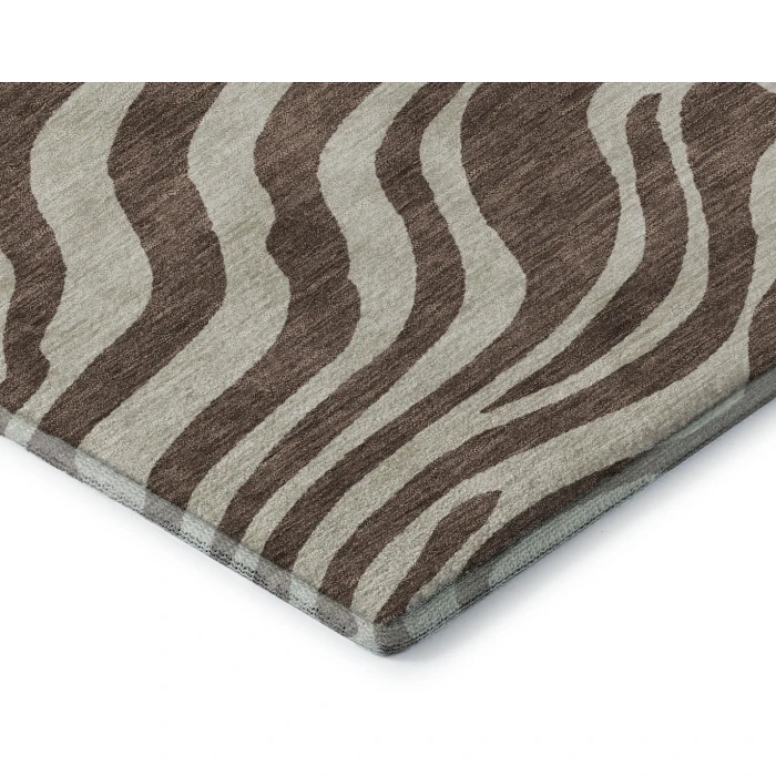 Addison Mayfield Brown AMF1042 2ft. 3in. x 7ft. 6in. Rect. Rug