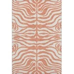 Addison Mayfield Orange AMF1042 - 8ft. Round Rug