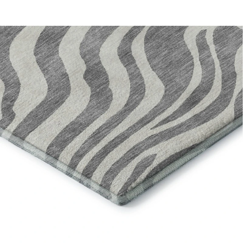 Addison Mayfield Gray AMF1042 - 8ft. Round Rug