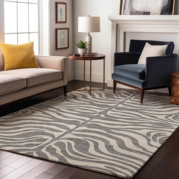 Addison Mayfield Gray AMF1042 2ft. 3in. x 7ft. 6in. Rect. Rug