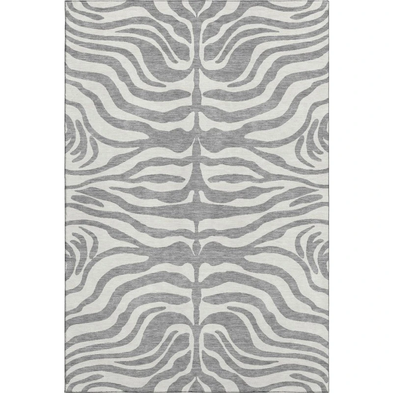 Addison Mayfield Gray AMF1042 - 8ft. Round Rug