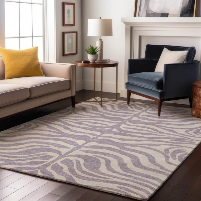 Addison Mayfield Purple AMF1042 2ft. 3in. x 7ft. 6in. Rect. Rug