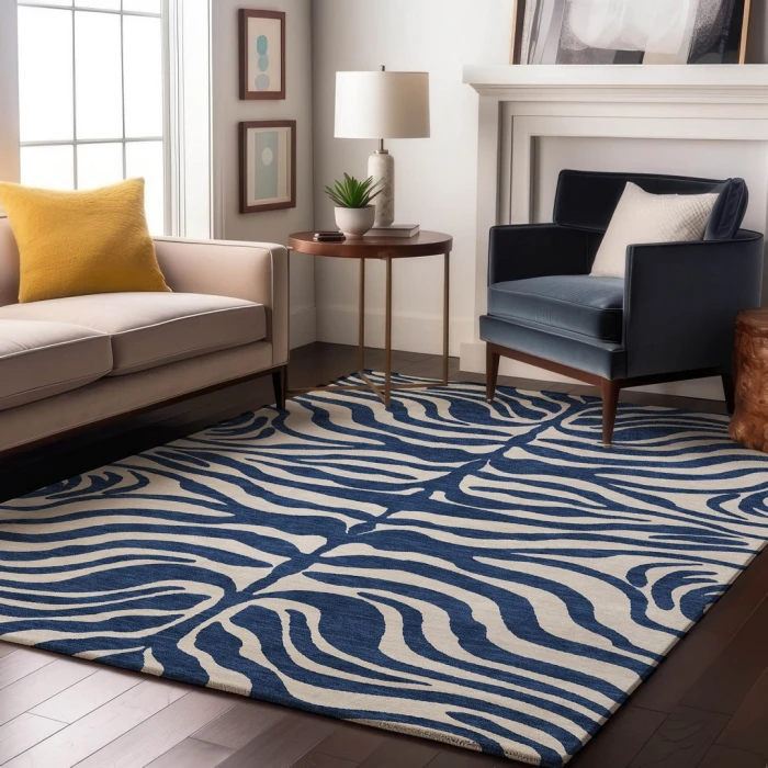 Addison Mayfield Blue AMF1042 2ft. 3in. x 7ft. 6in. Rect. Rug