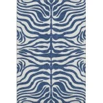 Addison Mayfield Blue AMF1042 - 8ft. Round Rug