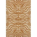 Addison Mayfield Orange AMF1042 - 8ft. Round Rug