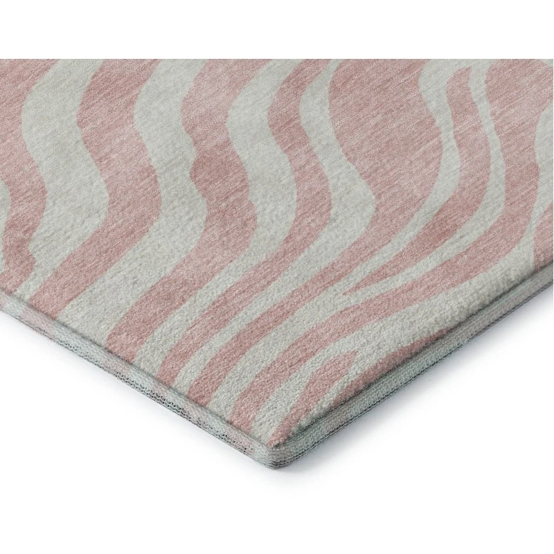 Addison Mayfield Pink AMF1042 - 8ft. Round Rug