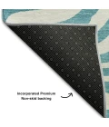 Addison Mayfield Teal AMF1042 2ft. 3in. x 7ft. 6in. Rect. Rug