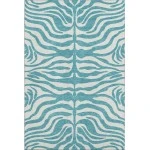 Addison Mayfield Teal AMF1042 - 8ft. Round Rug